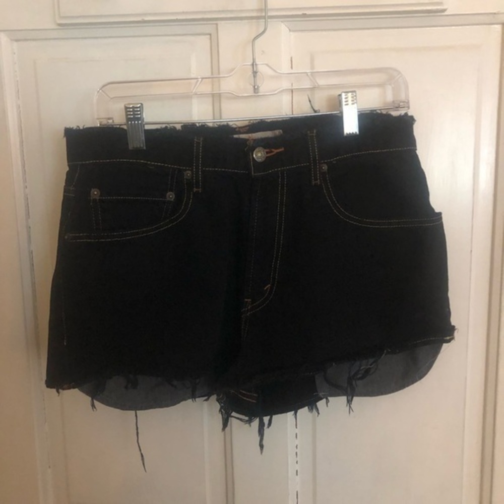 Levi’s 569 Shorts Loose Straight Dark Blue Denim Jean